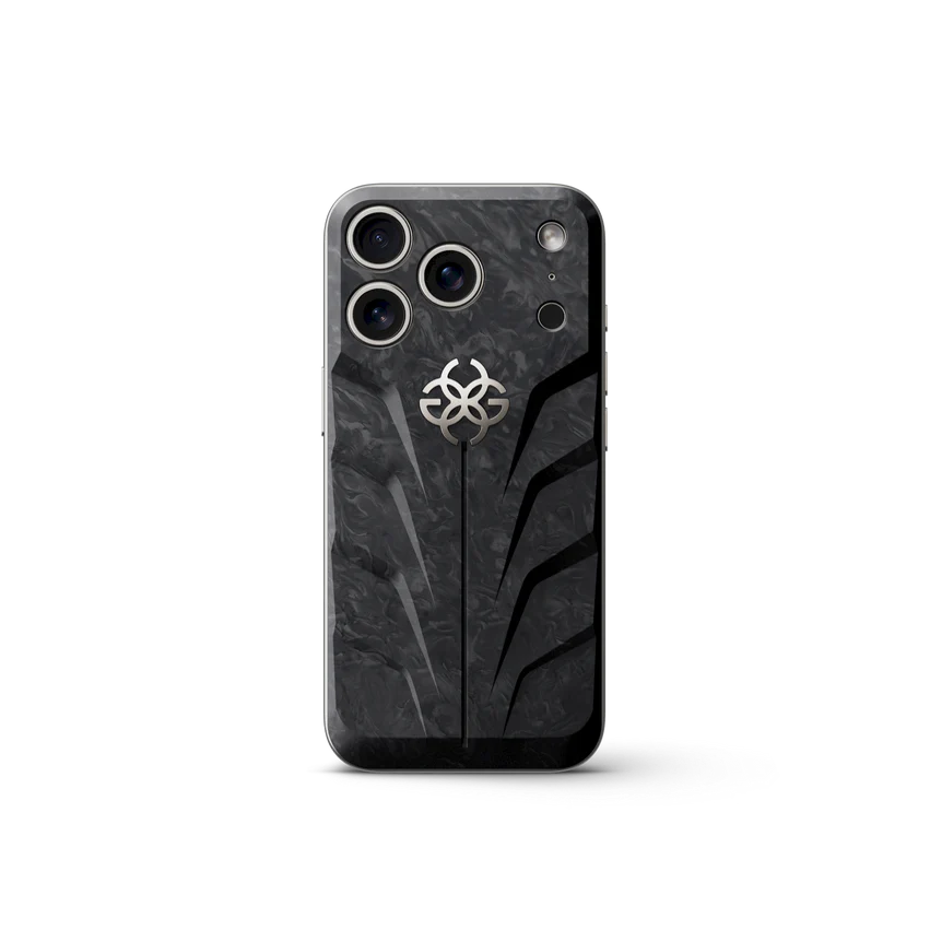 Golden Concept Magnetic Shield iPhone 17 Pro Case – Carbon Titanium Grey-RSC17