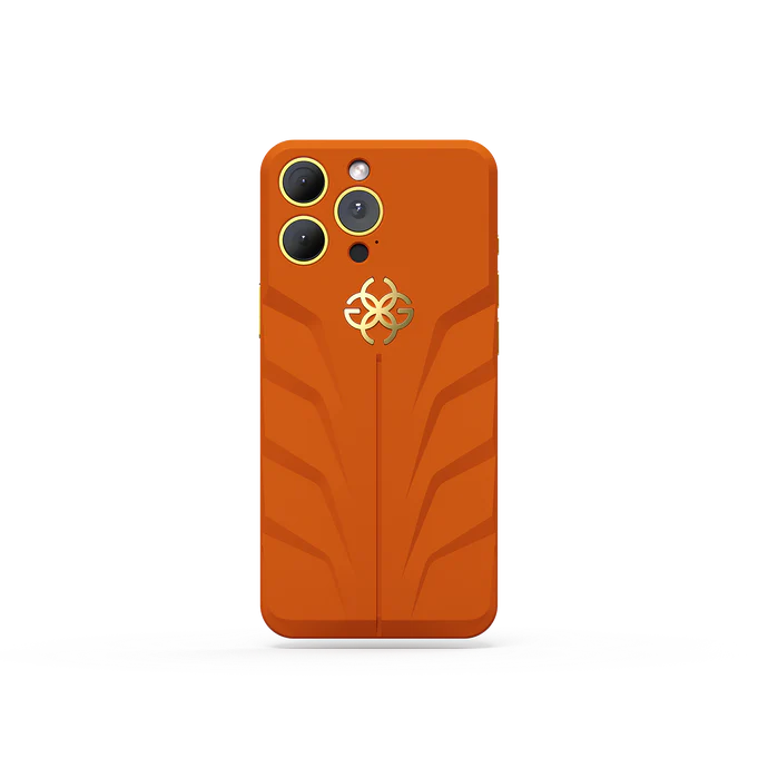 Golden Concept Magnetic Shield iPhone 16 Pro Case – Sunset Orange-RSR16