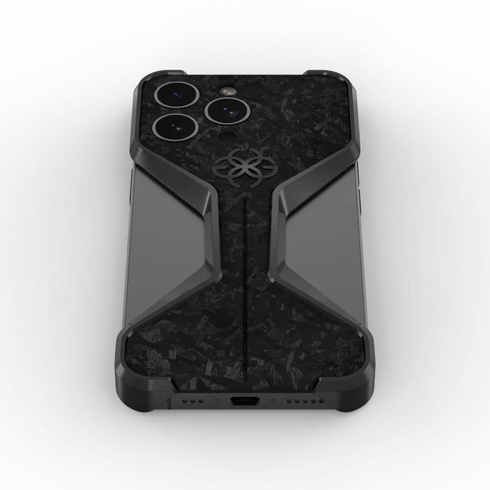 Golden Concept Magnetic Shield iPhone 16 Pro Case - Black Capsule Edition - Image 5