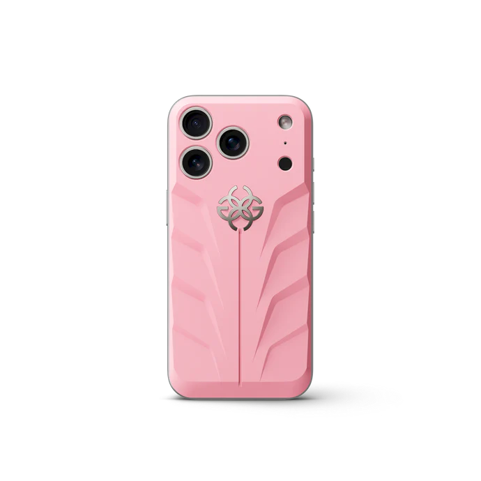 Golden Concept Magnetic Shield iPhone 17 Pro Case – Miami Pink