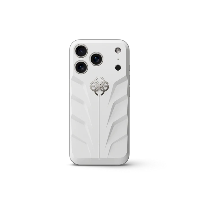 Golden Concept Magnetic Shield iPhone 17 Pro Case – Daytona White