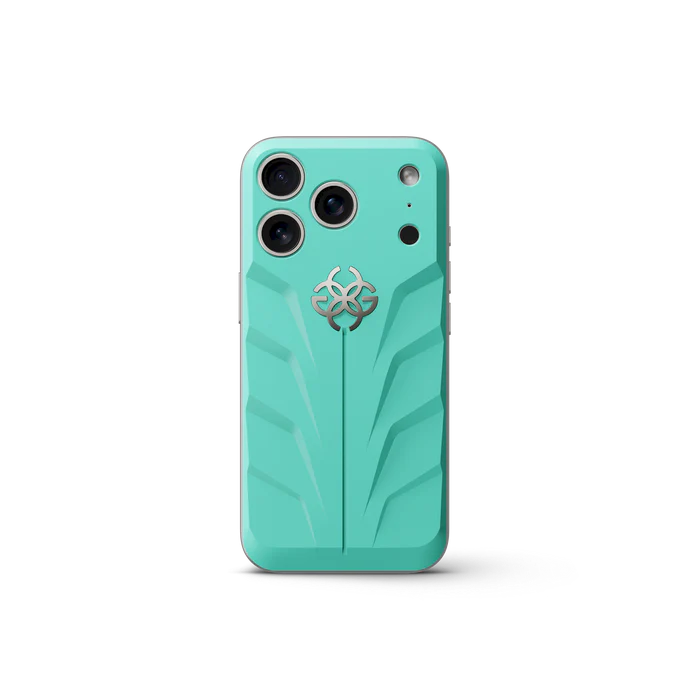 Golden Concept Magnetic Shield Case for iPhone 17 Pro – Aero Mint